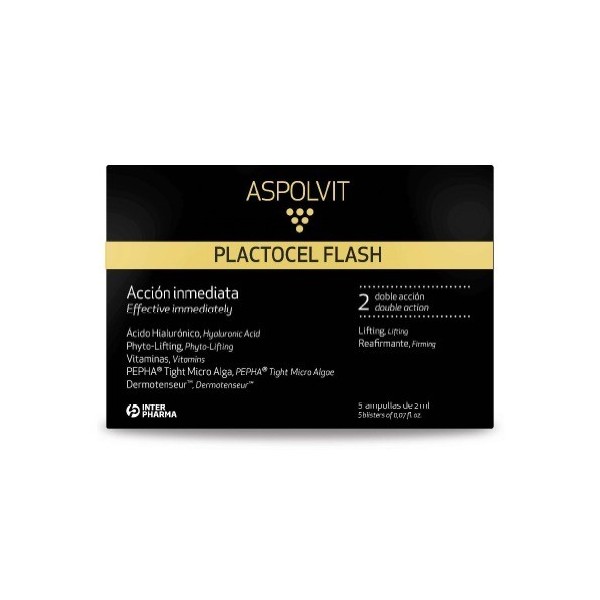 Aspolvit Plactocel Flash 5 ampollas 2 ml