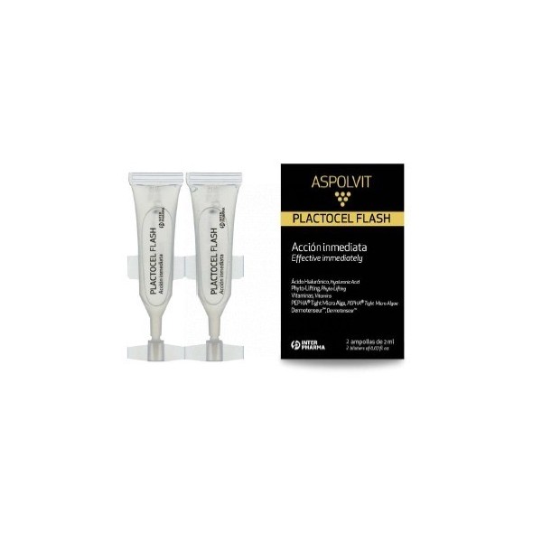 Aspolvit Plactocel Flash 2 ampollas 2 ml