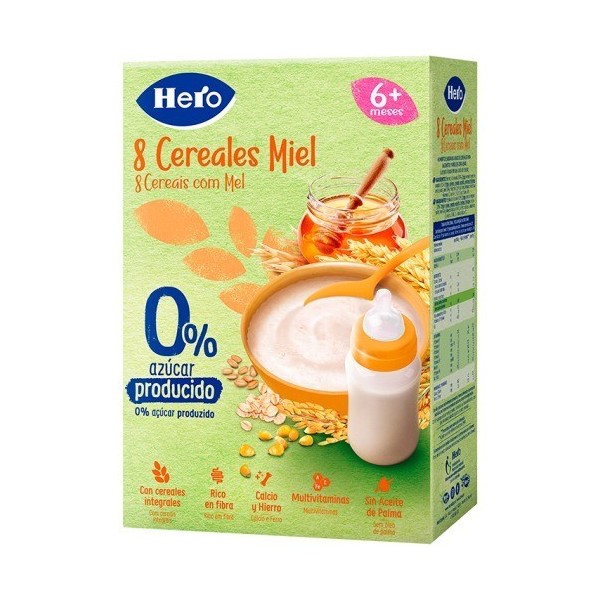 Hero 8 Cerales Miel 1 Bolsa 340g