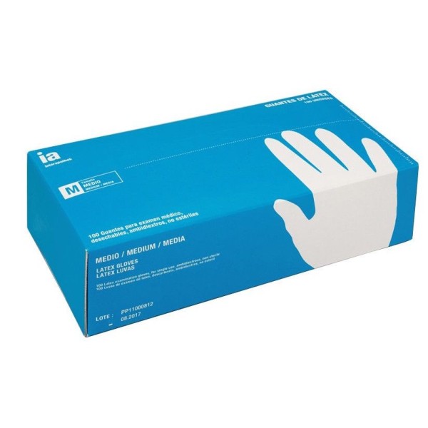 Guantes de Latex con Polvo Interapothek T- Med
