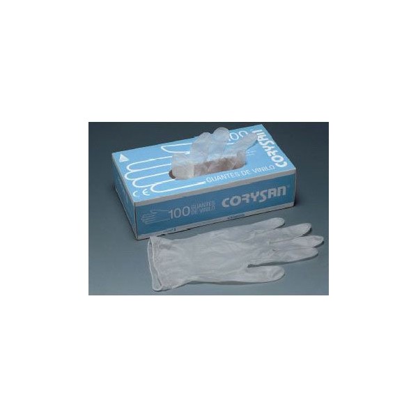 Guantes Vinilo Corysan T-m 100 Uds