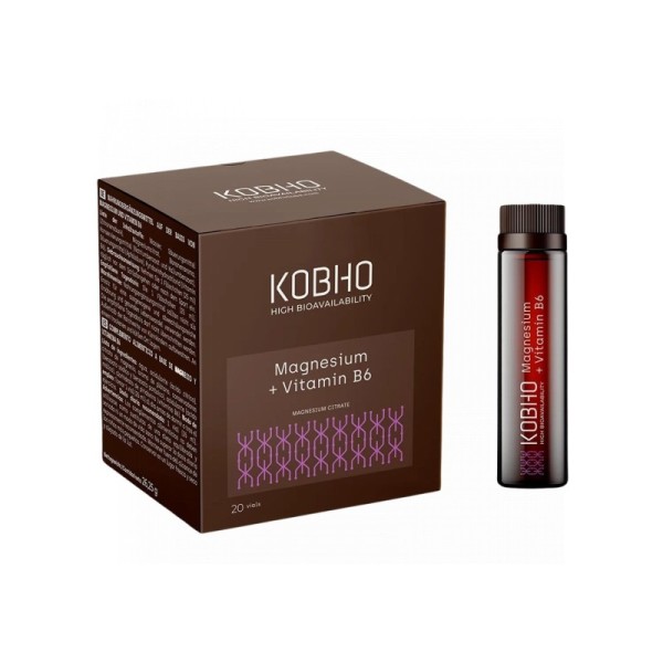 Kobho Magnesio + Vitamina B6 20 Viales