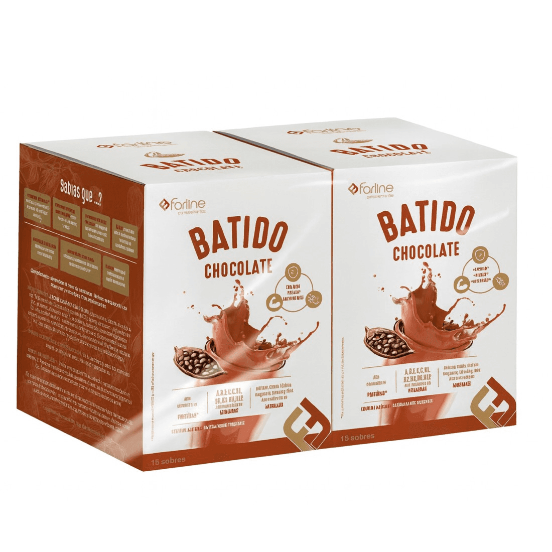 Duplo Farline Complementos Batido Sabor Chocolate 2 x 15 sobres